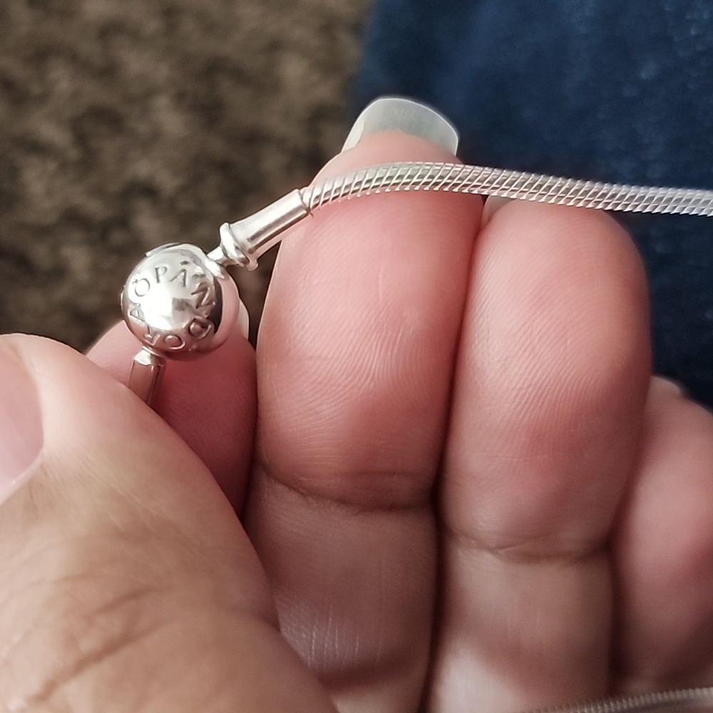 Pandora Moment Snake Chain Bracelet - Picture 7 of 10
